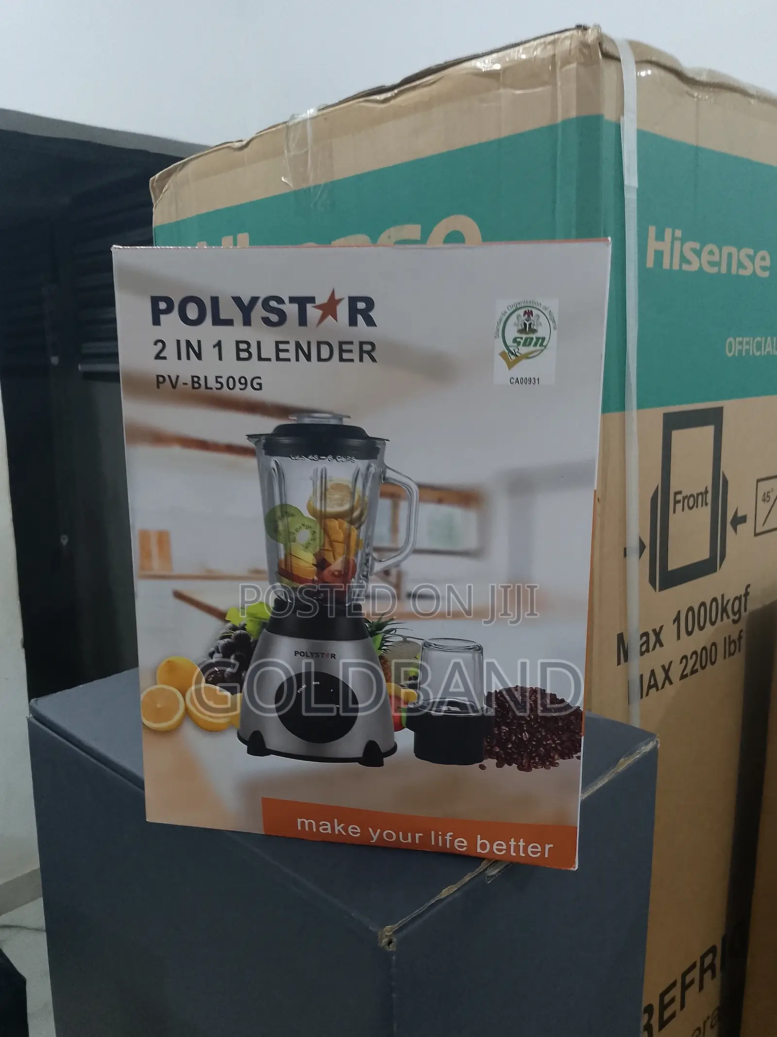 Standard 1.5L 2in1 Pv-Bl509g Polystar Electic Blender