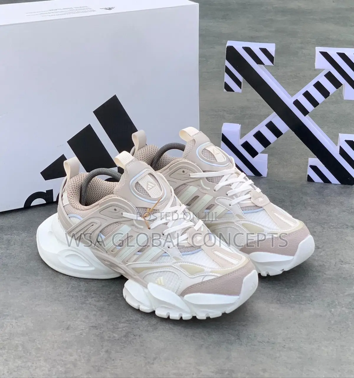Adidas Vento XLG Deluxe Beige Sneakers