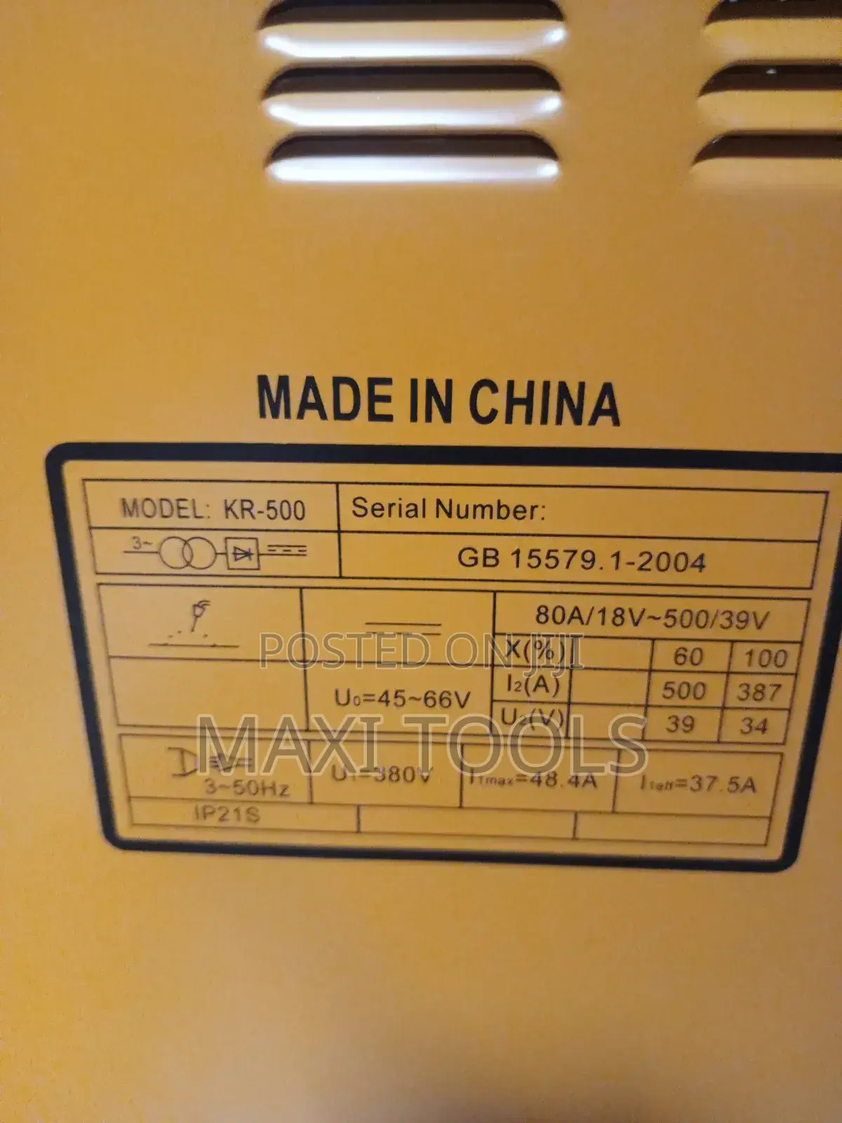 Mig KR-500 Wilding Delflex Machine Heavy Duty
