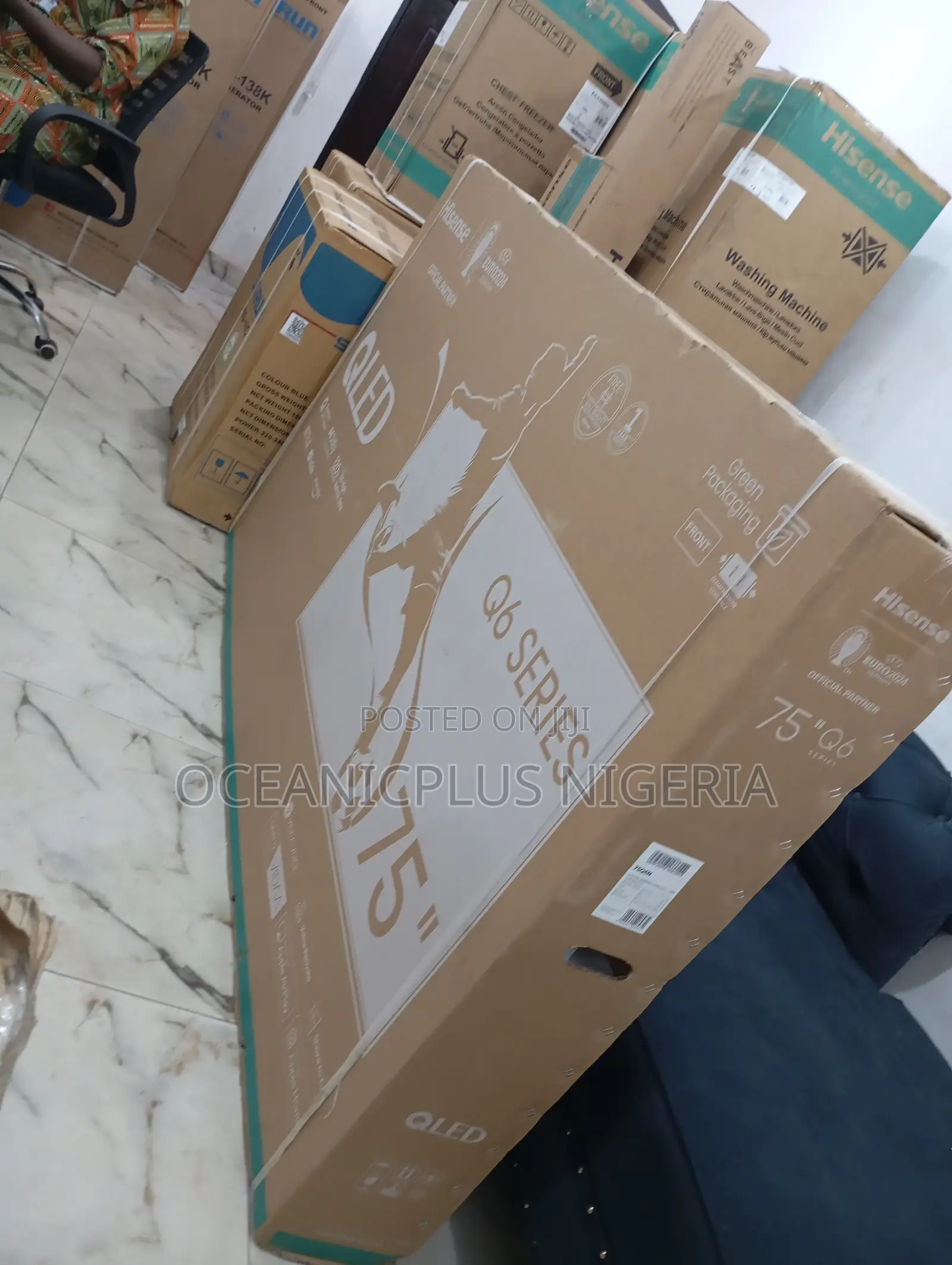 Branded Hisense 75inches Smart TV