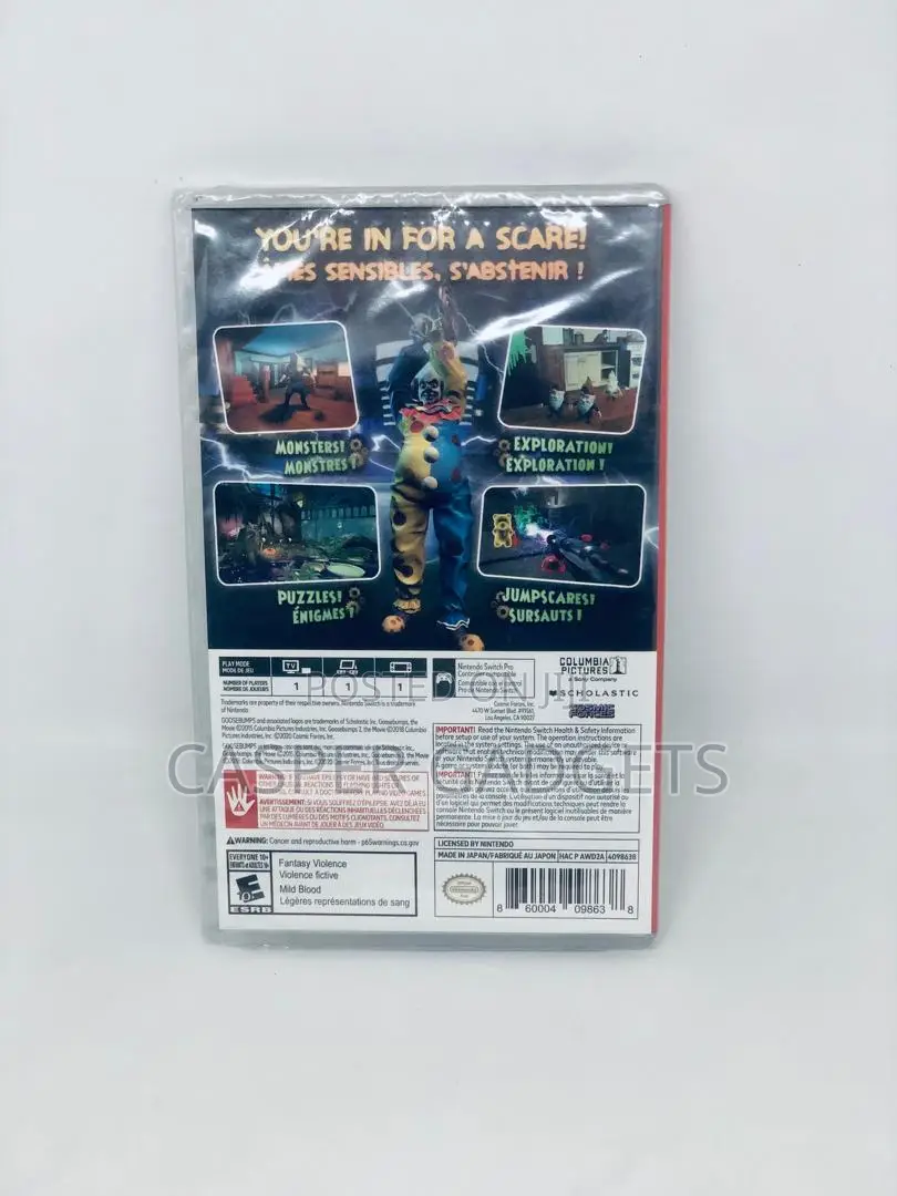 Goosebumps Dead of Night for Nintendo