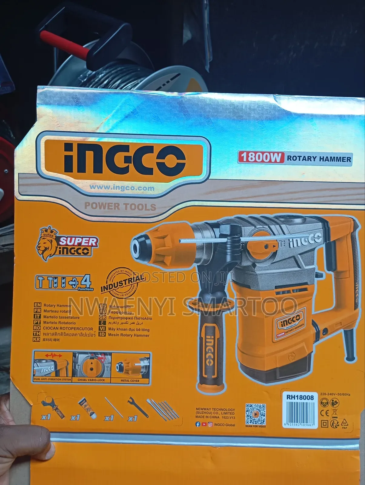 1800w Rotary Hammer Ingco Product