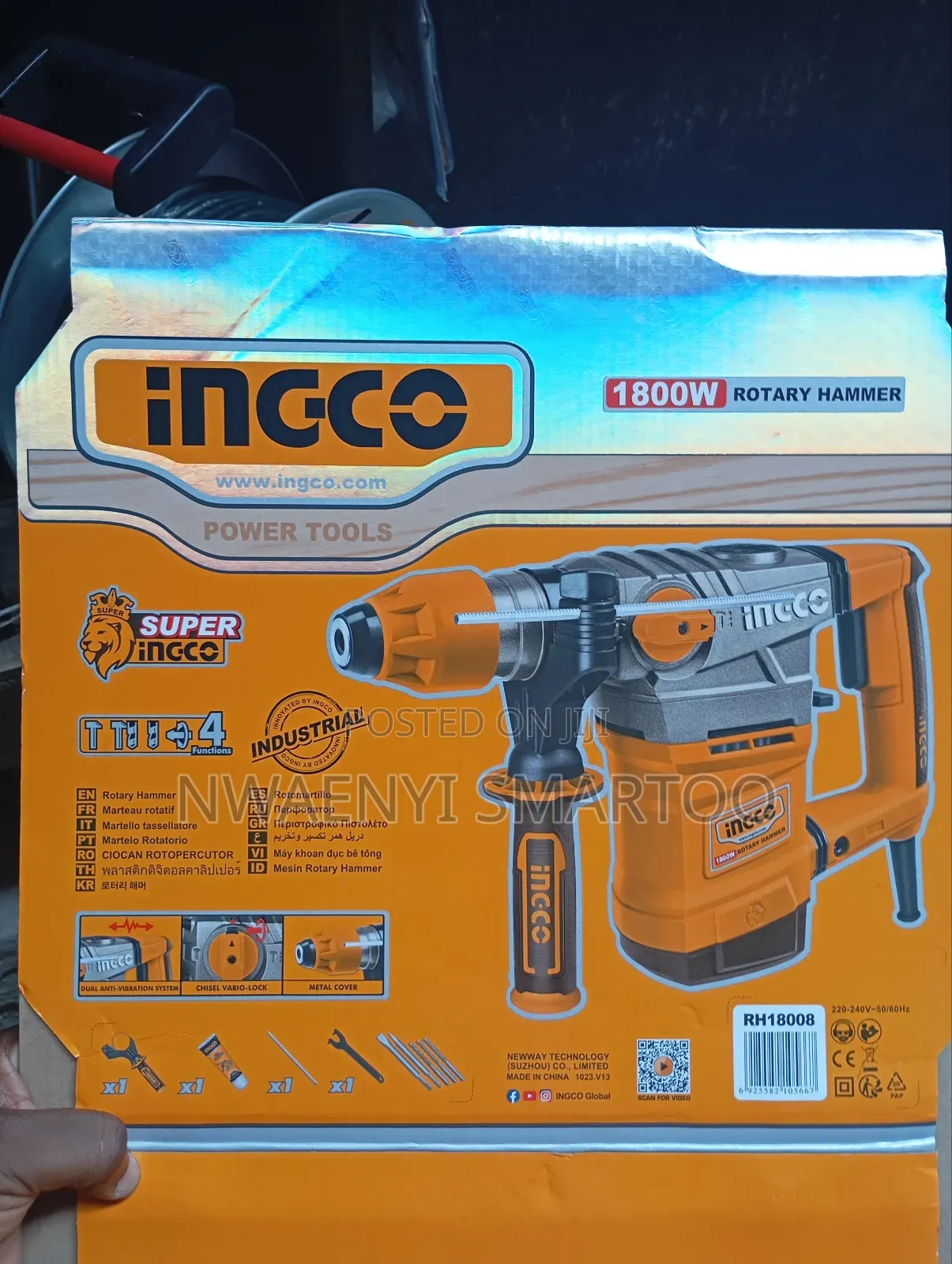 1800w Rotary Hammer Ingco Product