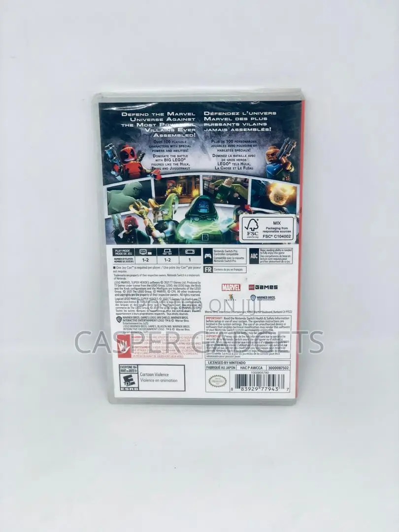 Lego Marvel Super Heroes for Nintendo Switch