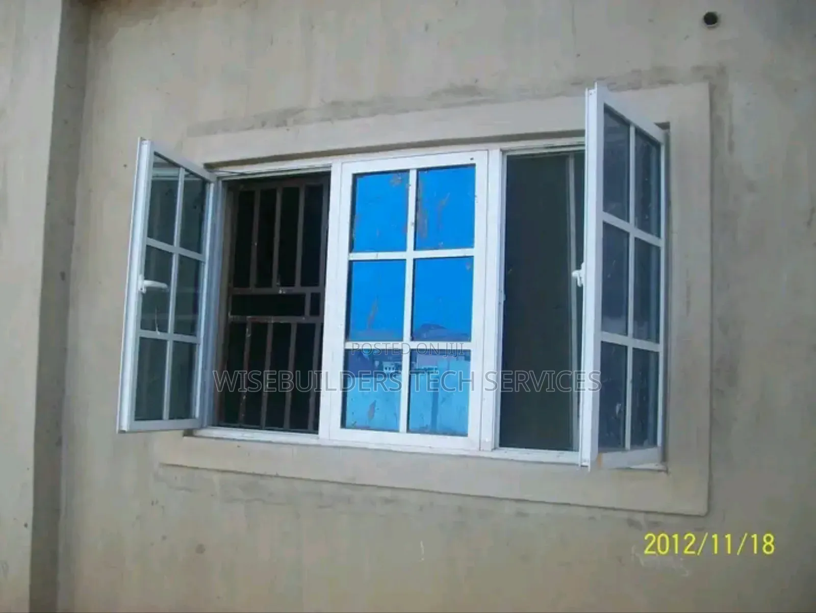 Aluminum Casement Window With Net