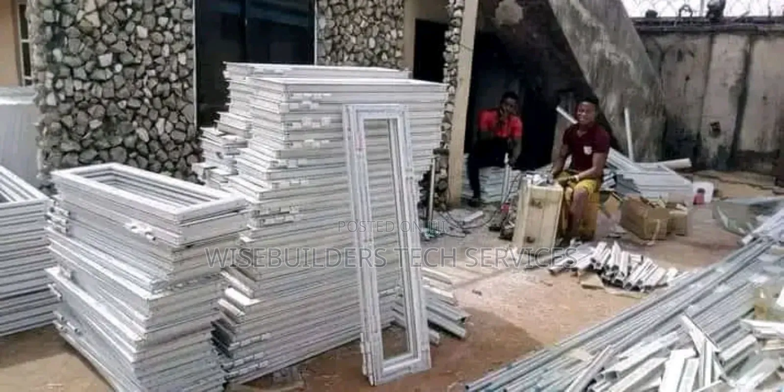 Aluminum Casement Window With Net