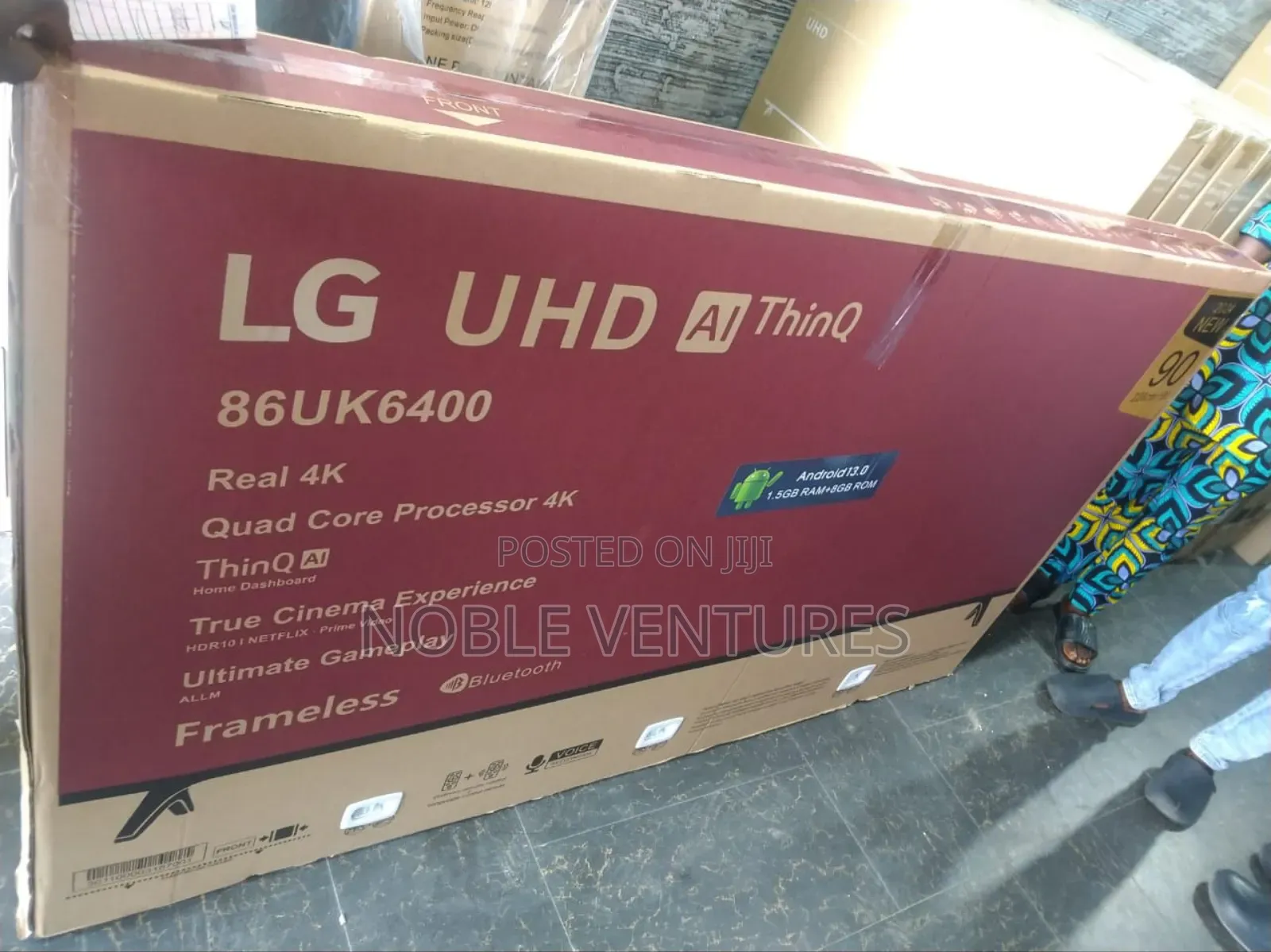 Original Lg 90" Android Frameless Led Television