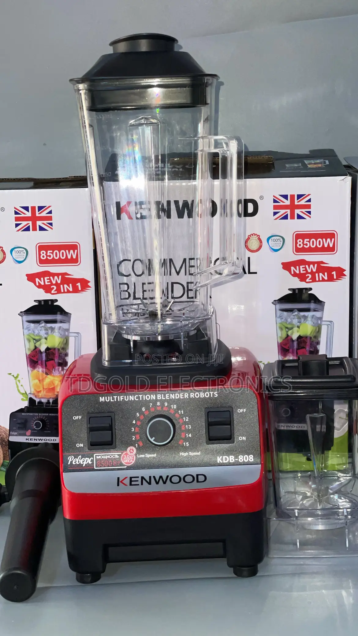 Kenwood 8000w High Power Blender With 2 Cup