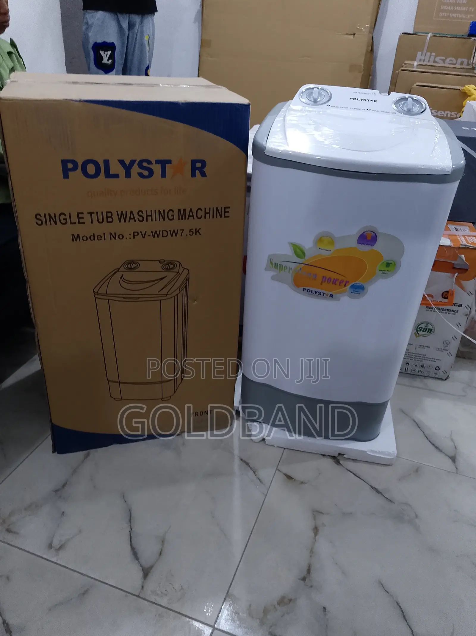 Efficient Polystar Single Tub Top Loader Washing Machine