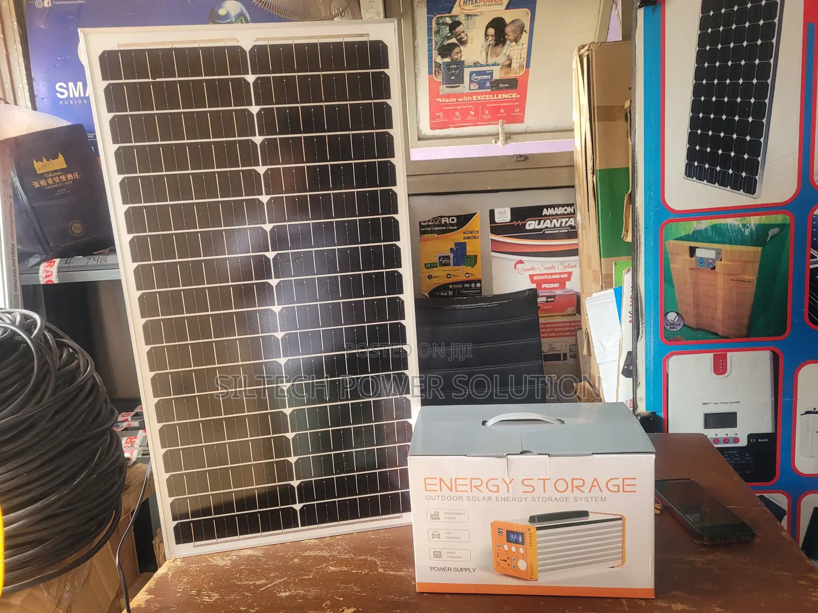 300w Energy Storage With 50w Solar Panel