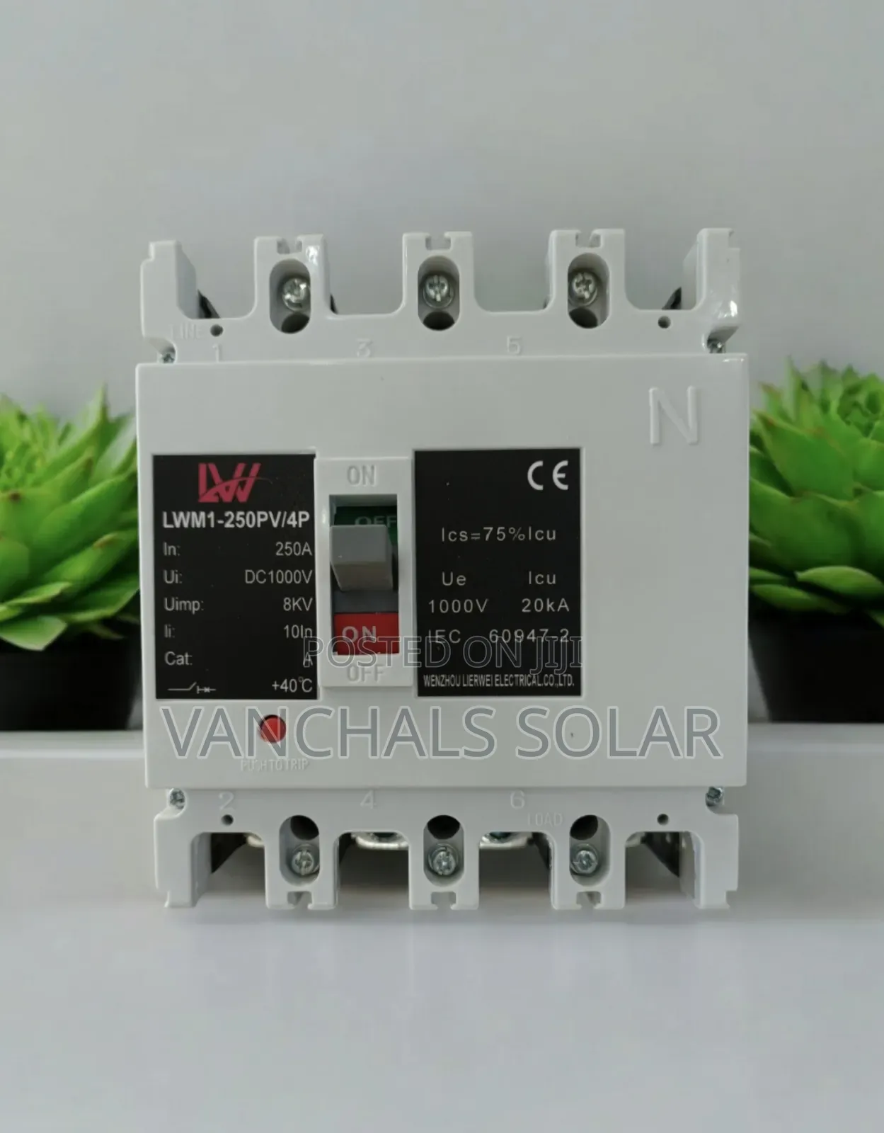 Dc McCb Moulded Case Circuit Breaker 250a 4p