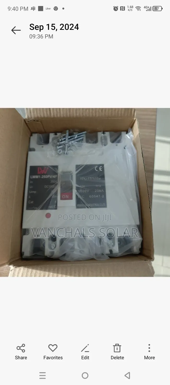 Dc McCb Moulded Case Circuit Breaker 250a 4p