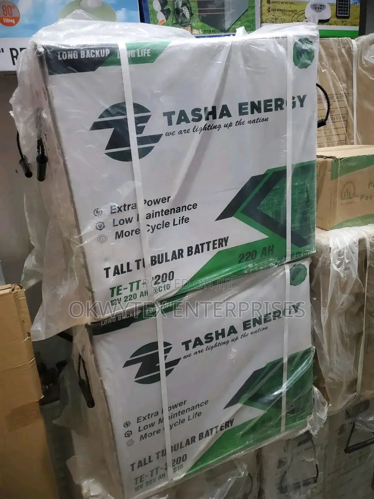 220ah Tasha Indian Tall Tubular Battery