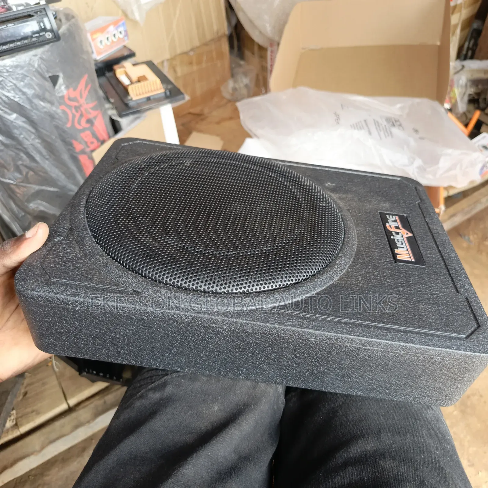 Underseat Active Flat Sub Woofer For Sound Boost