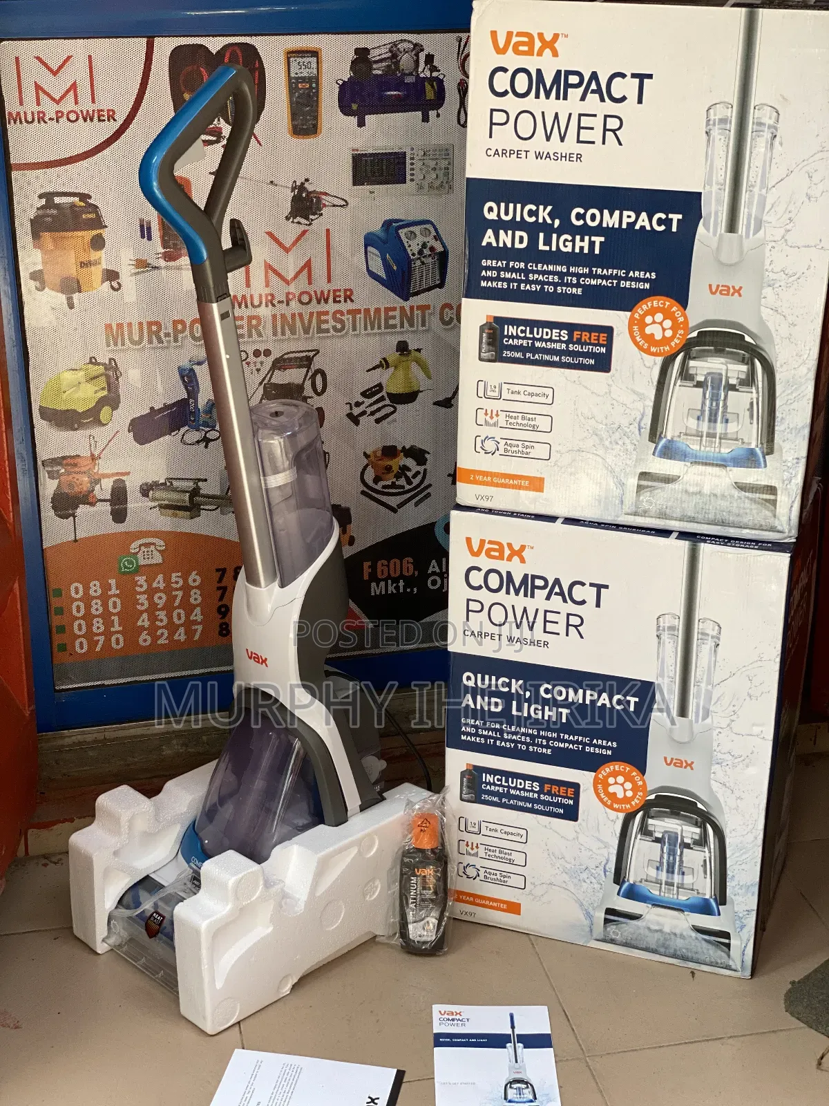 Original Vax Compact Power Carpet Washer and Vacuum Cleaner