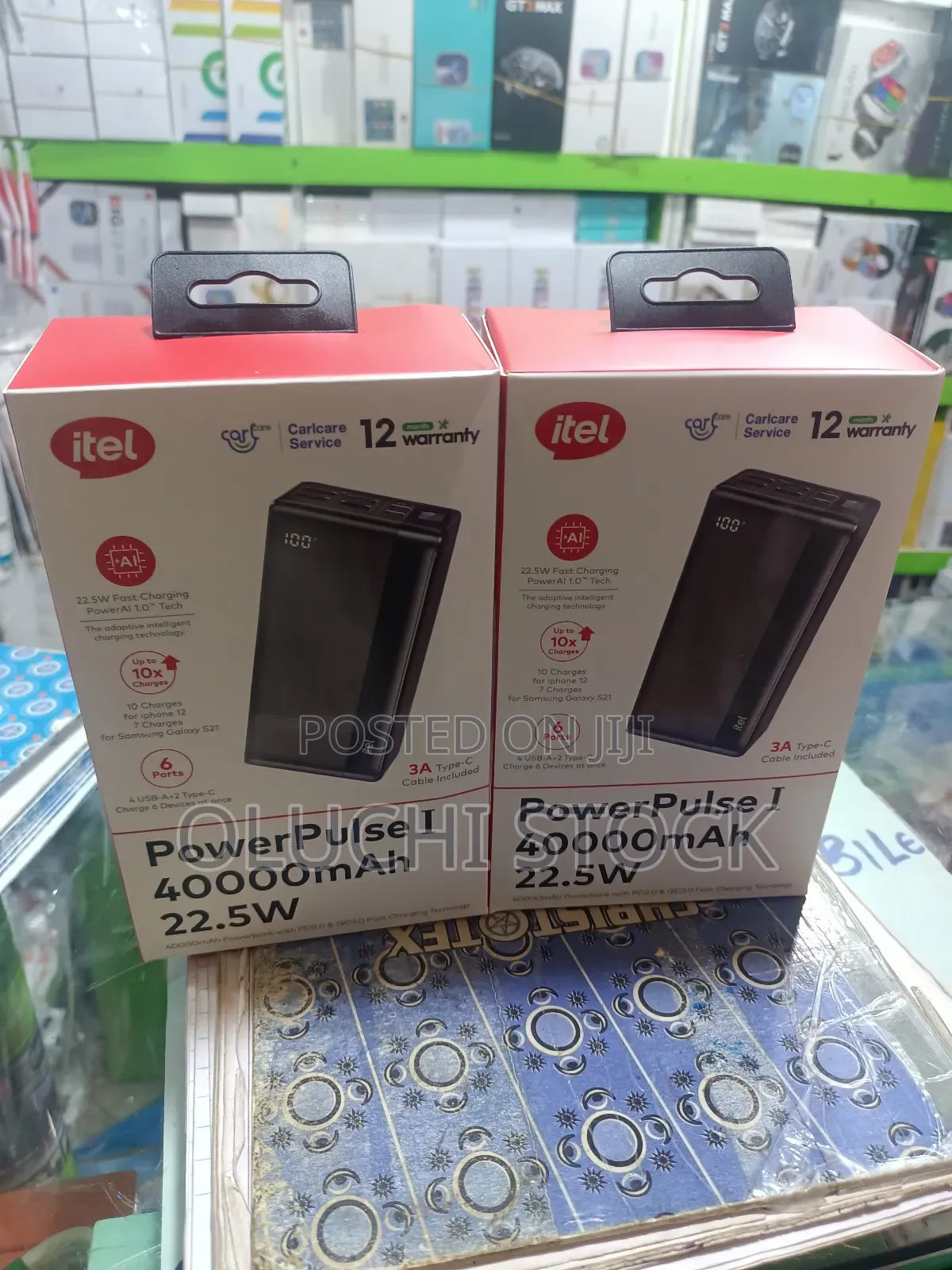 Itel 40000mah Power Bank 22.5w