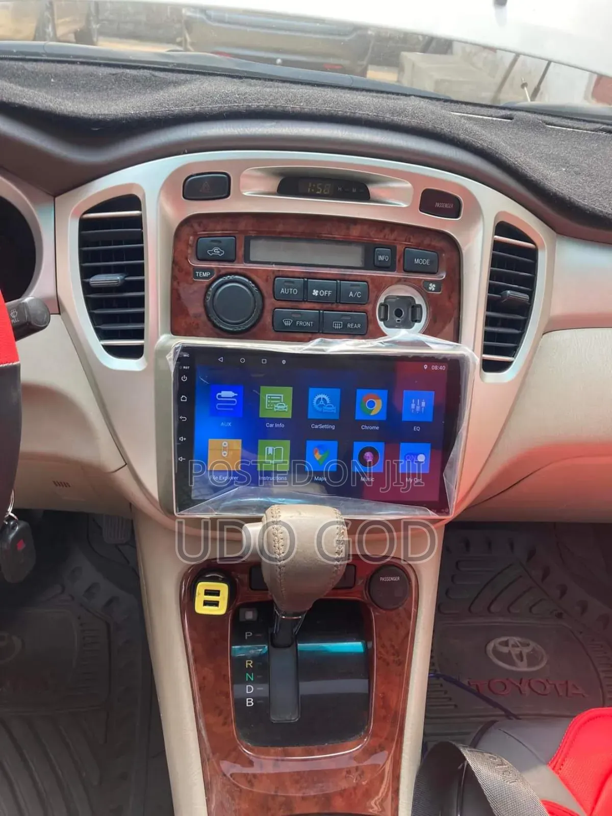 2006 Toyota Highlander Android Screen With Reverse Camera