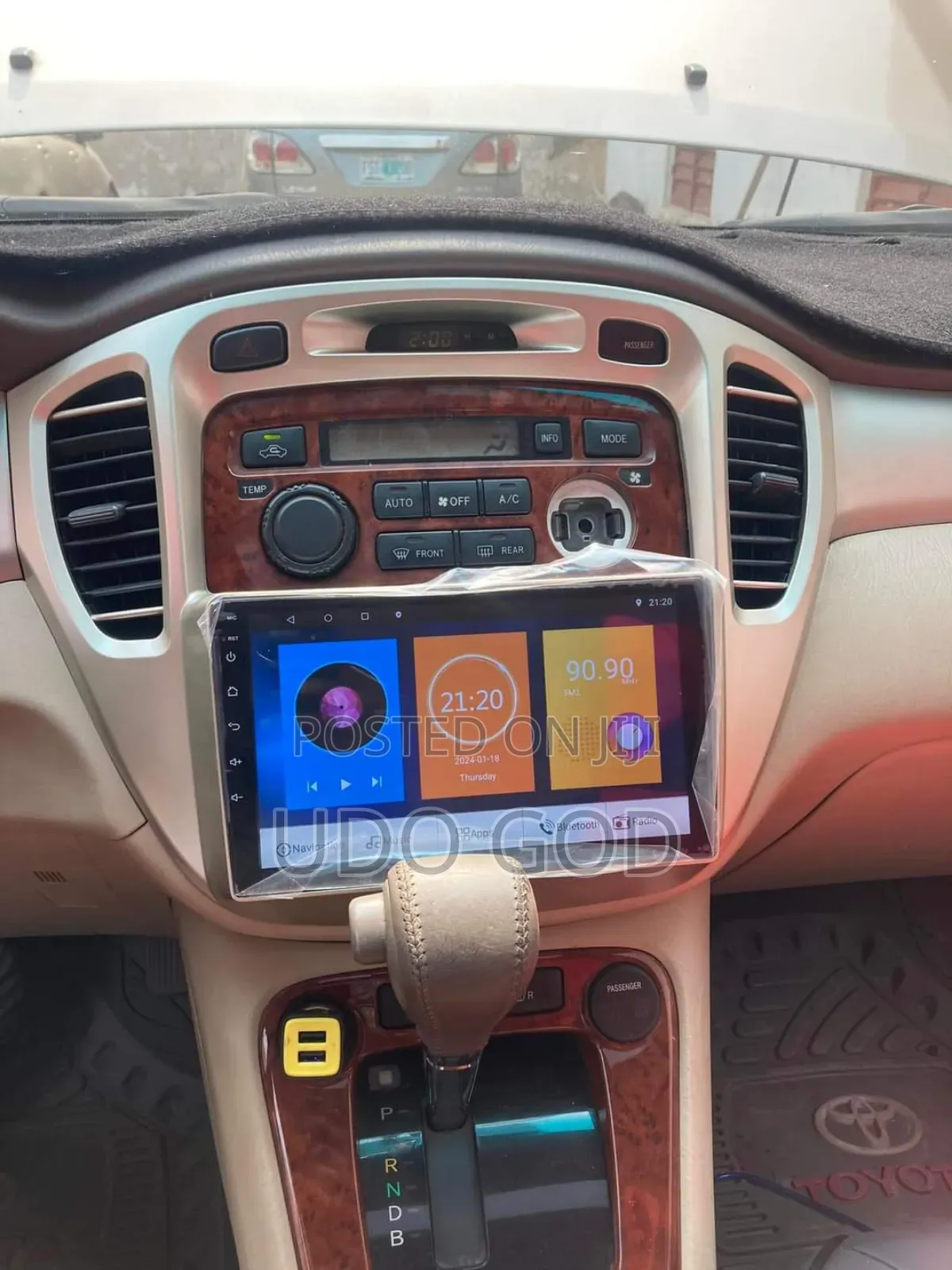 2006 Toyota Highlander Android Screen With Reverse Camera