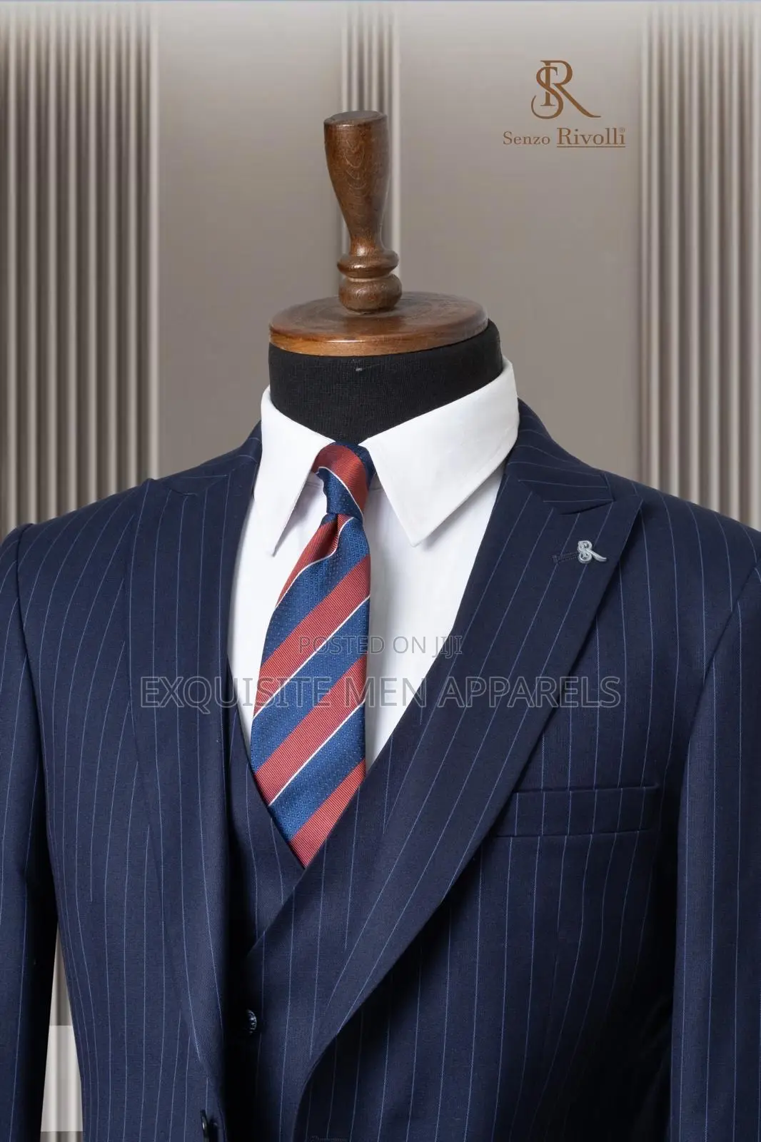 Italian Style High End Stripe Turkish Men’S Suit