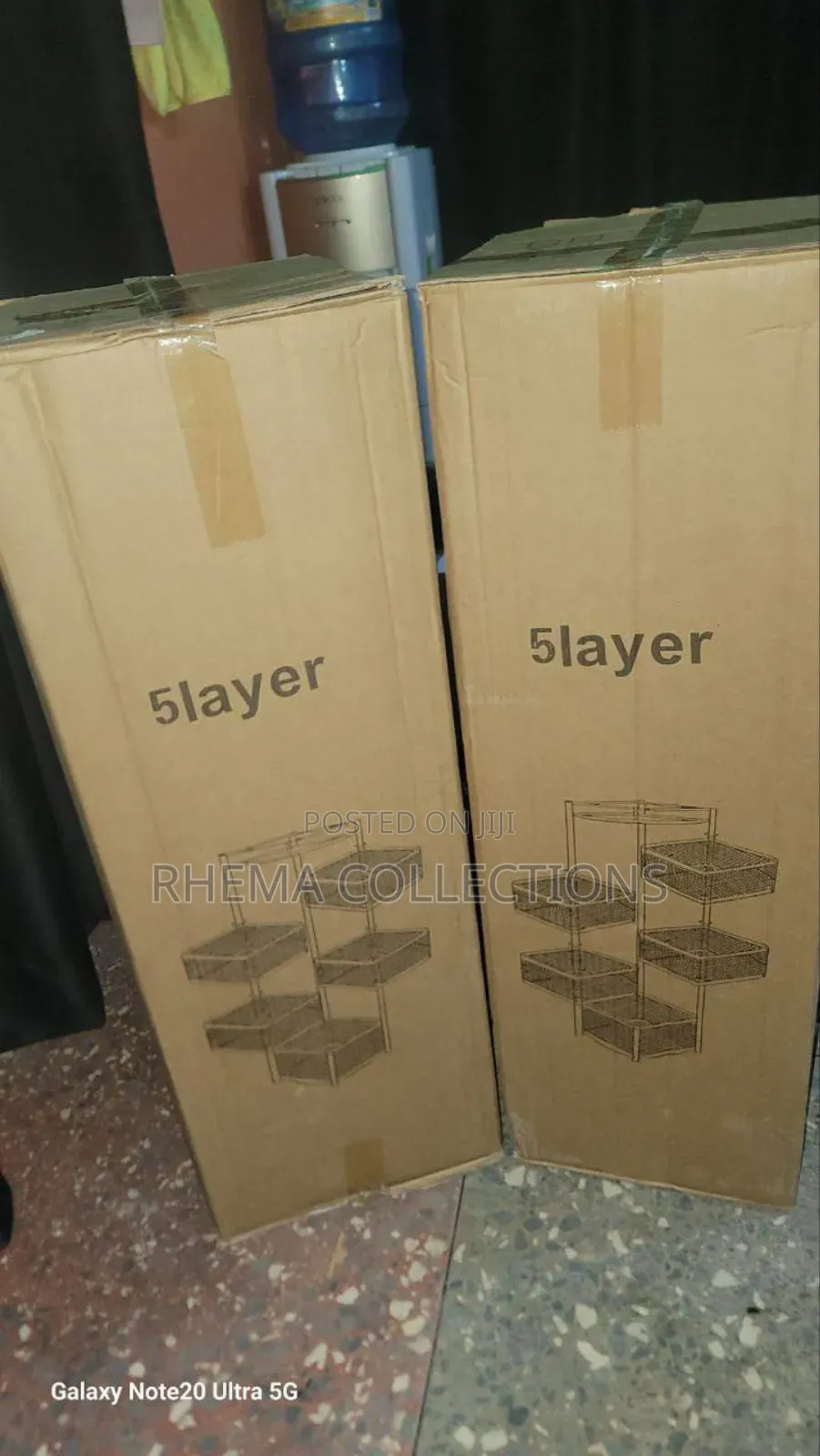 Multilayer Rotating Stainless Steel Drawer Trolley