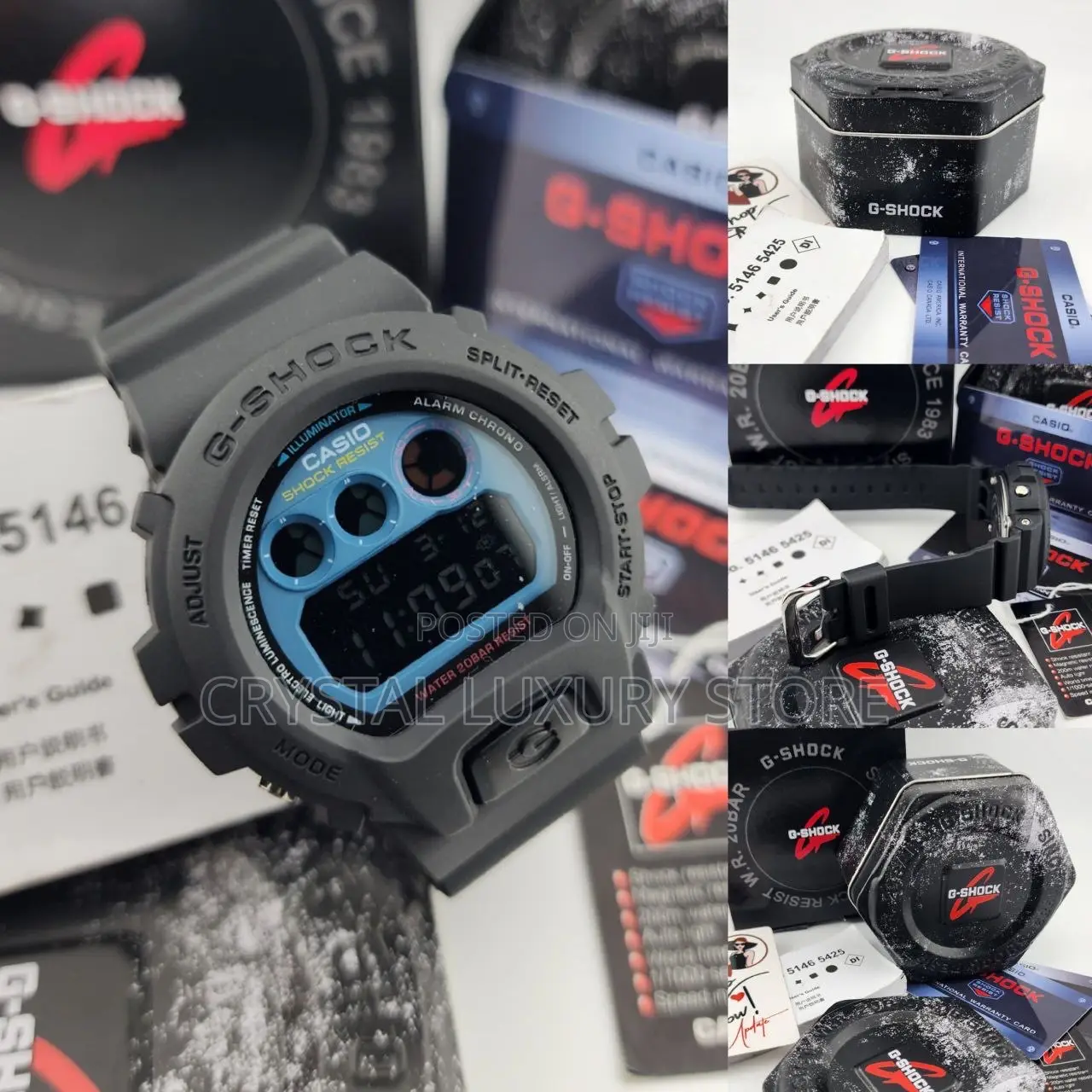 G-Shock Quality Luxury Men Rubber Strap Wristwatch