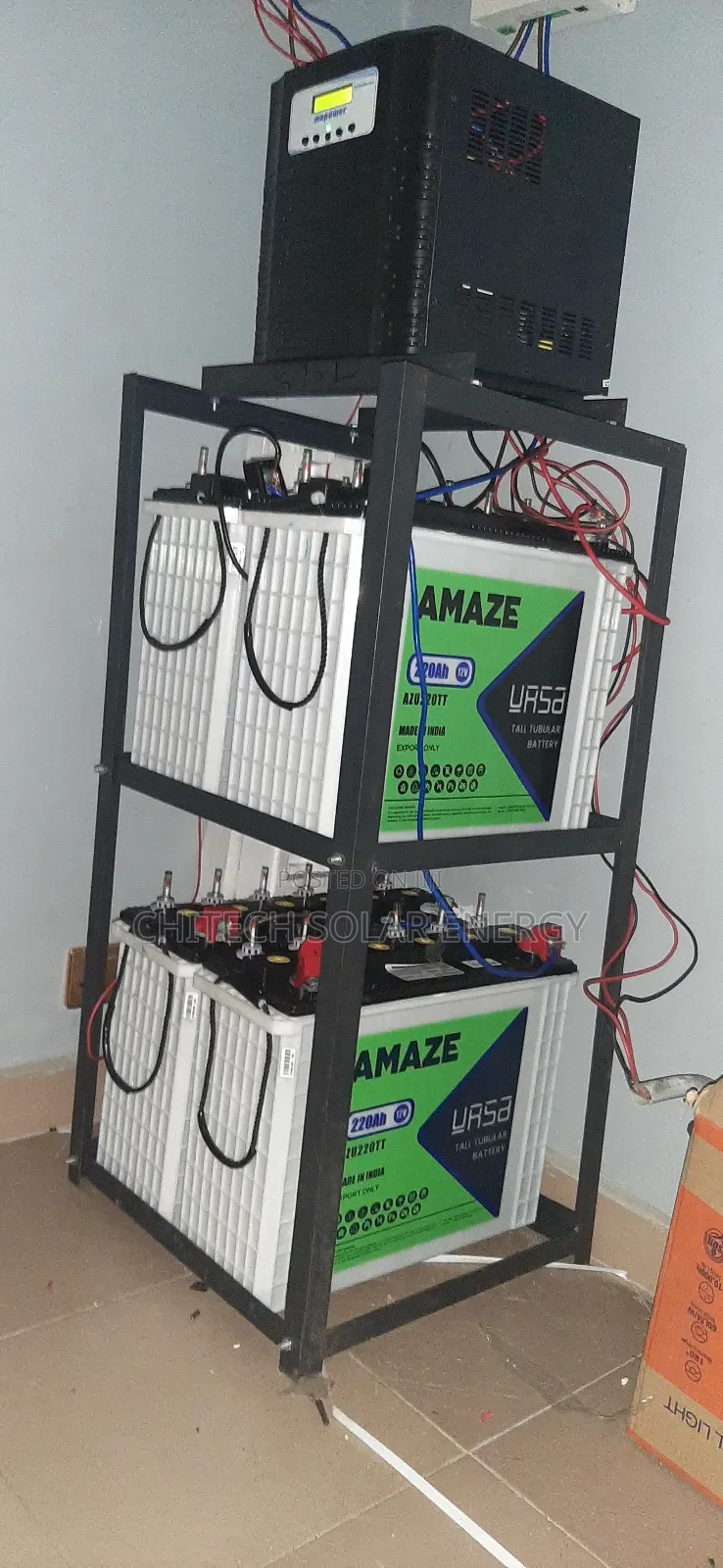 Complete Solar Installation 5kva Inverter Whith 4 Tubular