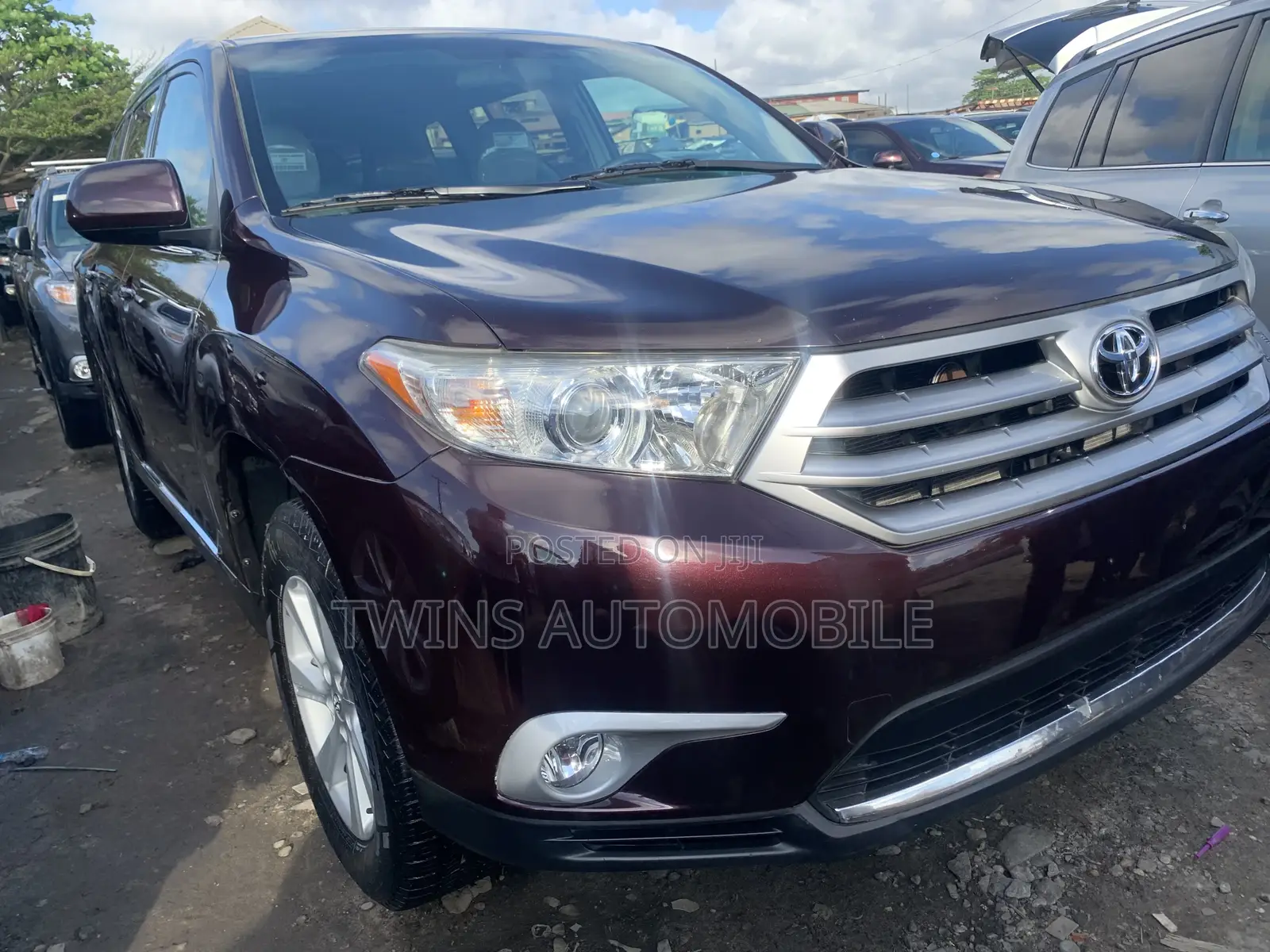 Toyota Highlander Limited 3.5l 4WD 2013 Burgundy