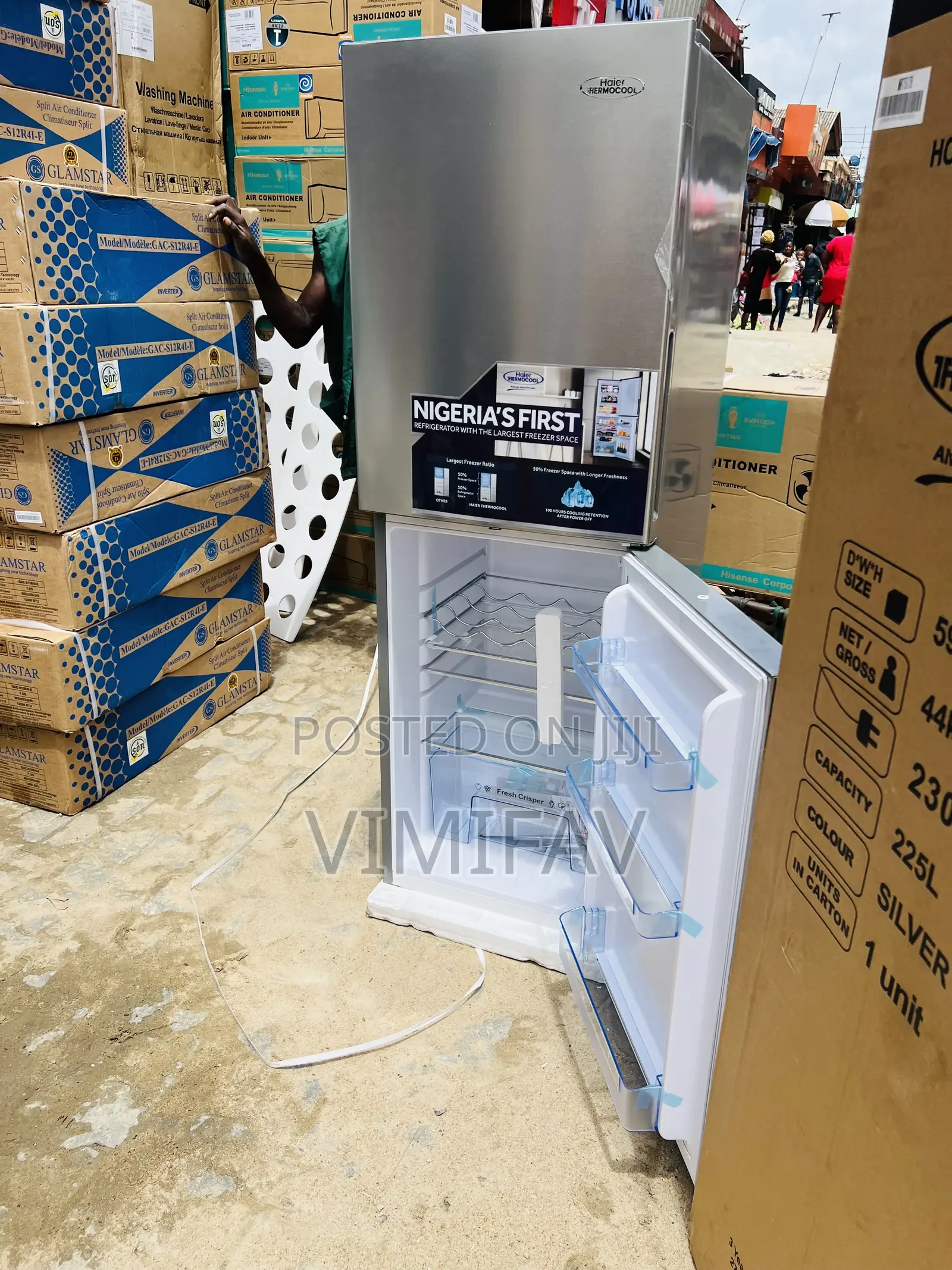 Theromcool Inverter Double Door Standing Fridge Model 250