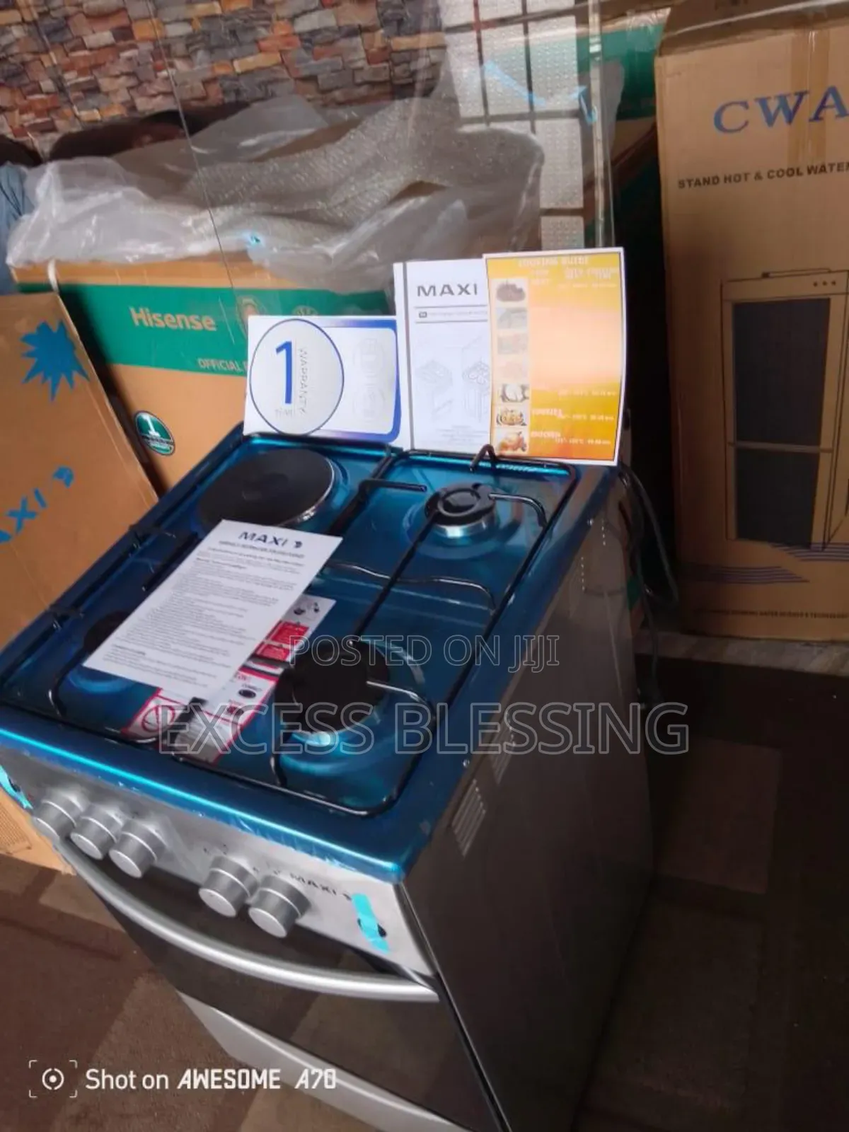 Baking Oven Maxi 3+1(50by50) Standing Gas Cooker