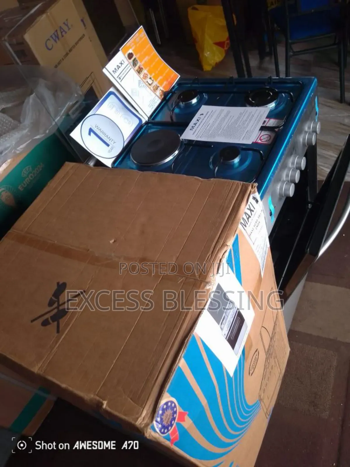 High Quality Maxi Standing Gas Cooker 3+1(50/50)
