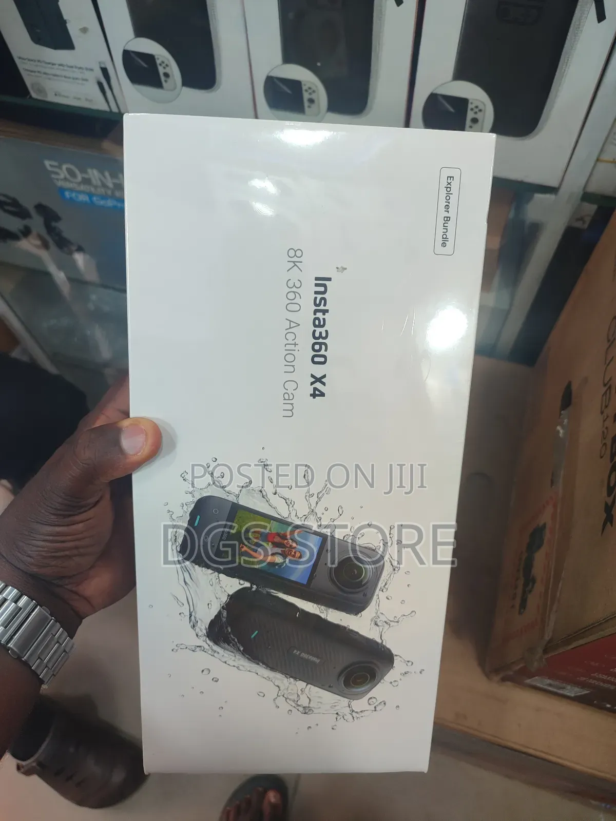 Insta360 X4 360 Action Camera Explorer Bundle