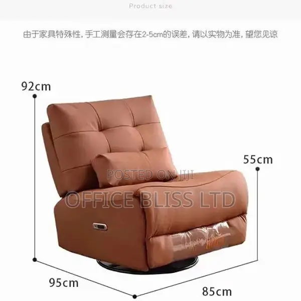 Modern Single Convertible Reclining Sofa Massage Chair