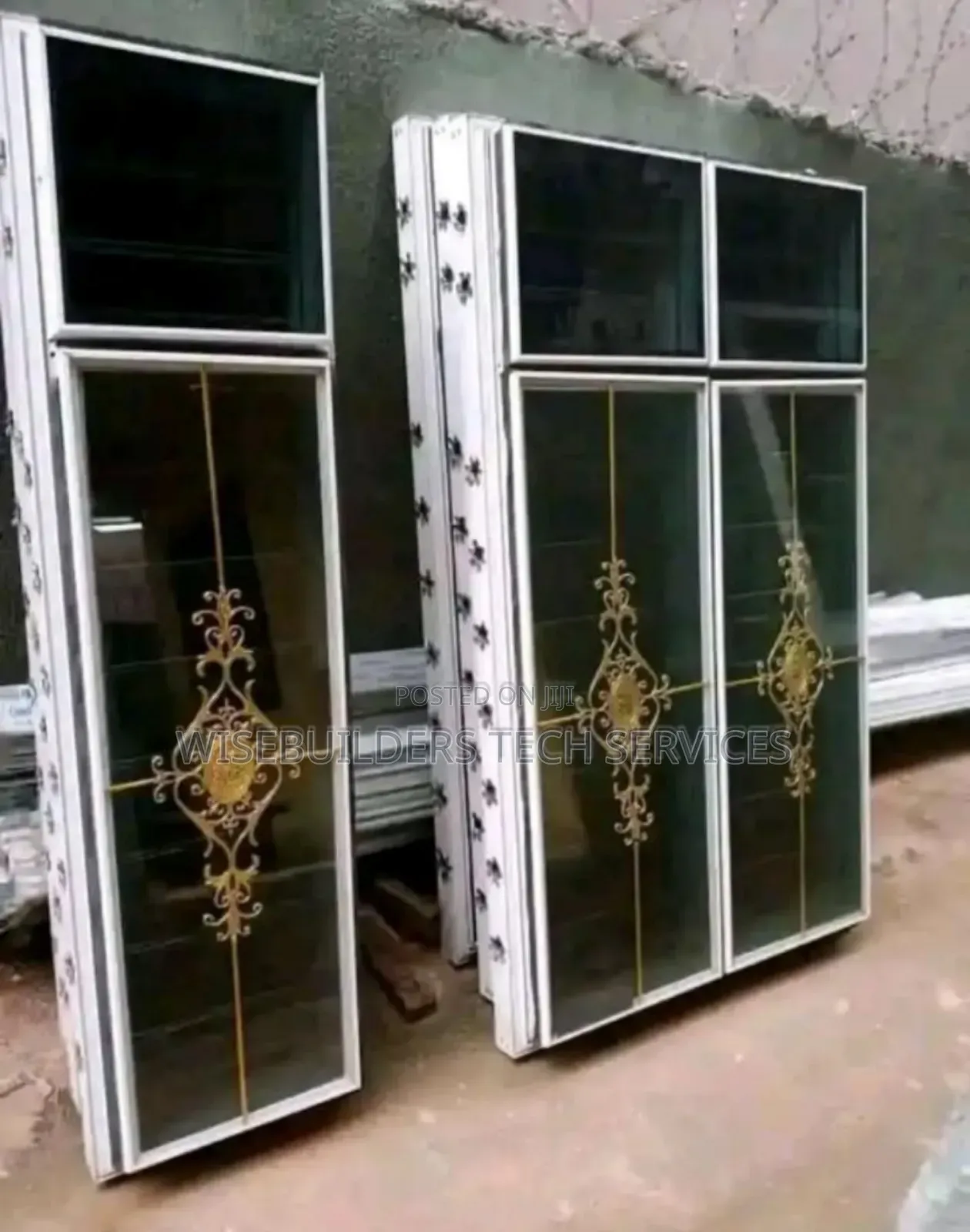 Frameless Glass Window With Net and Burglary