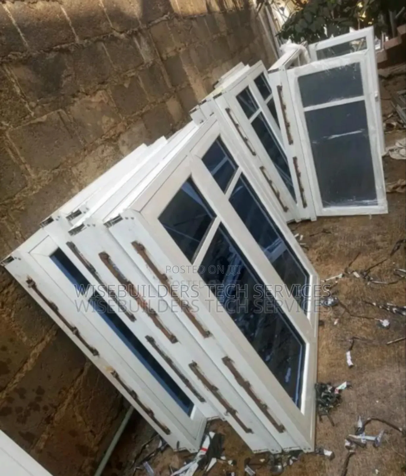 Aluminum Casement Window With Net