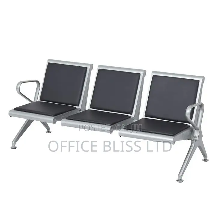 Heavy Duty 3 Seater Reception Waiting Chair