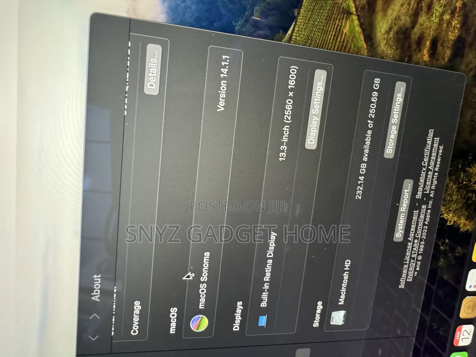 Laptop Apple MacBook Pro 2019 8GB Intel Core I5 SSD 256GB