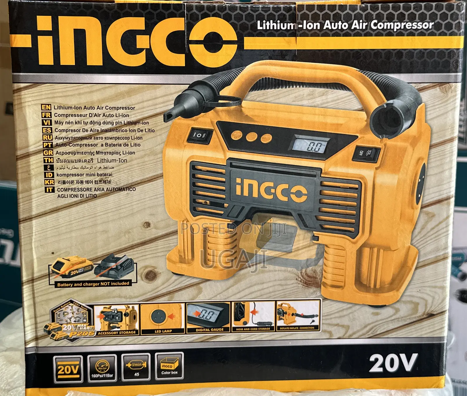 20v Ingco Auto Air Compressor