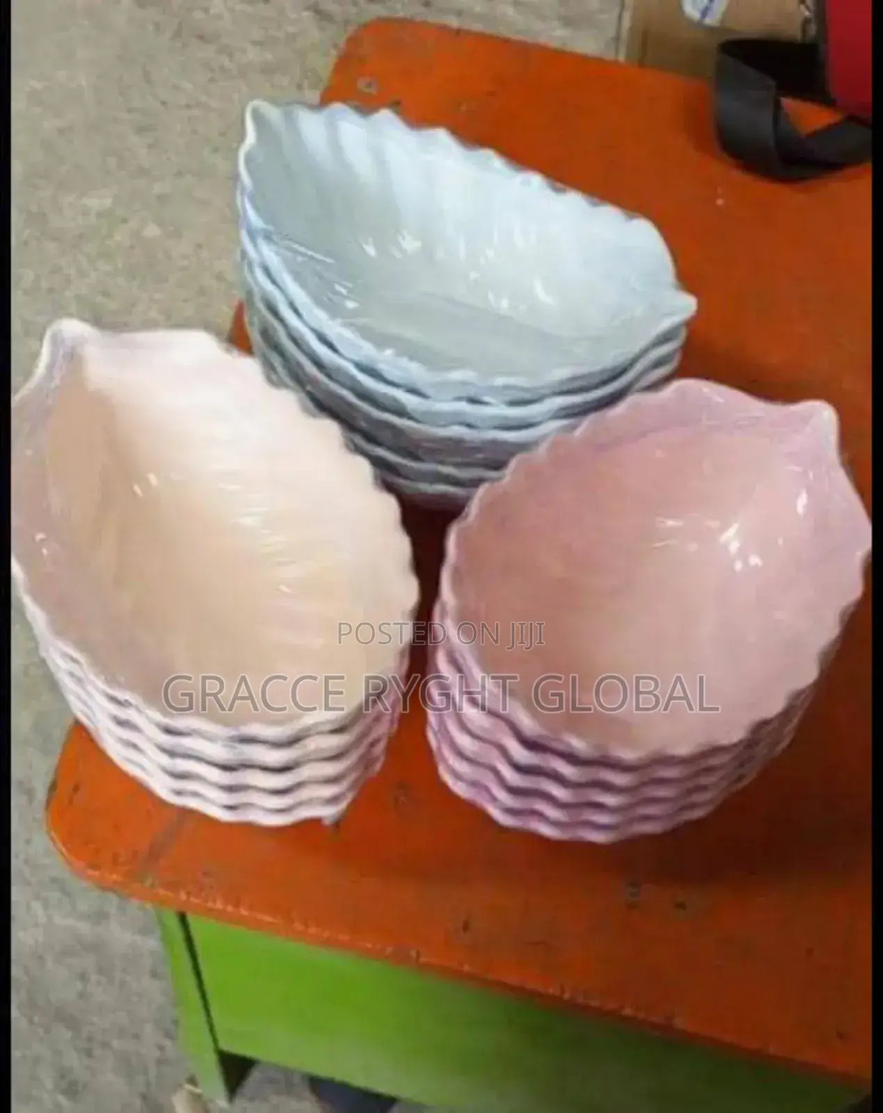 6pcs Leaf Shape Soup Bowl