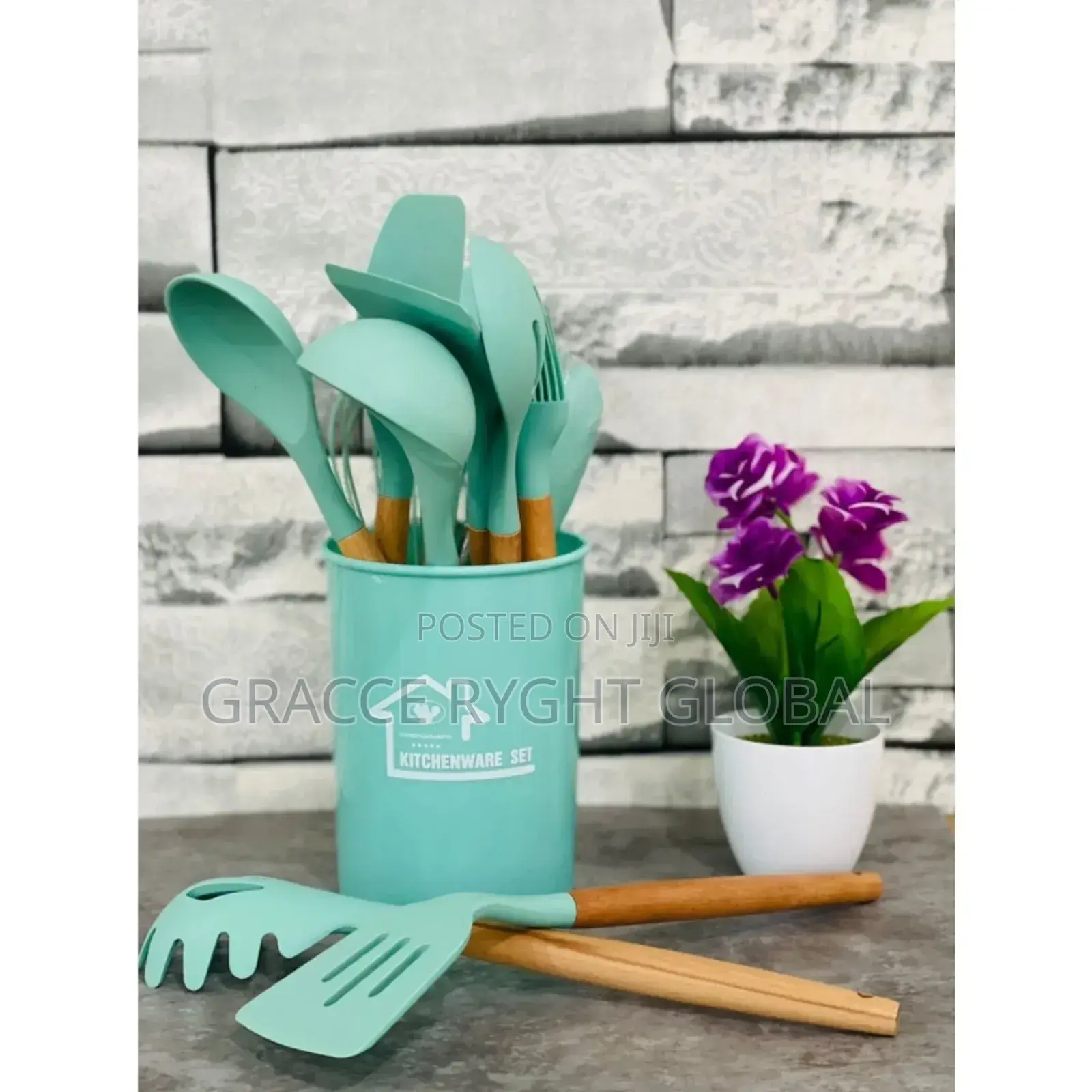 12pcs Silicone Nonstick Spoon Set