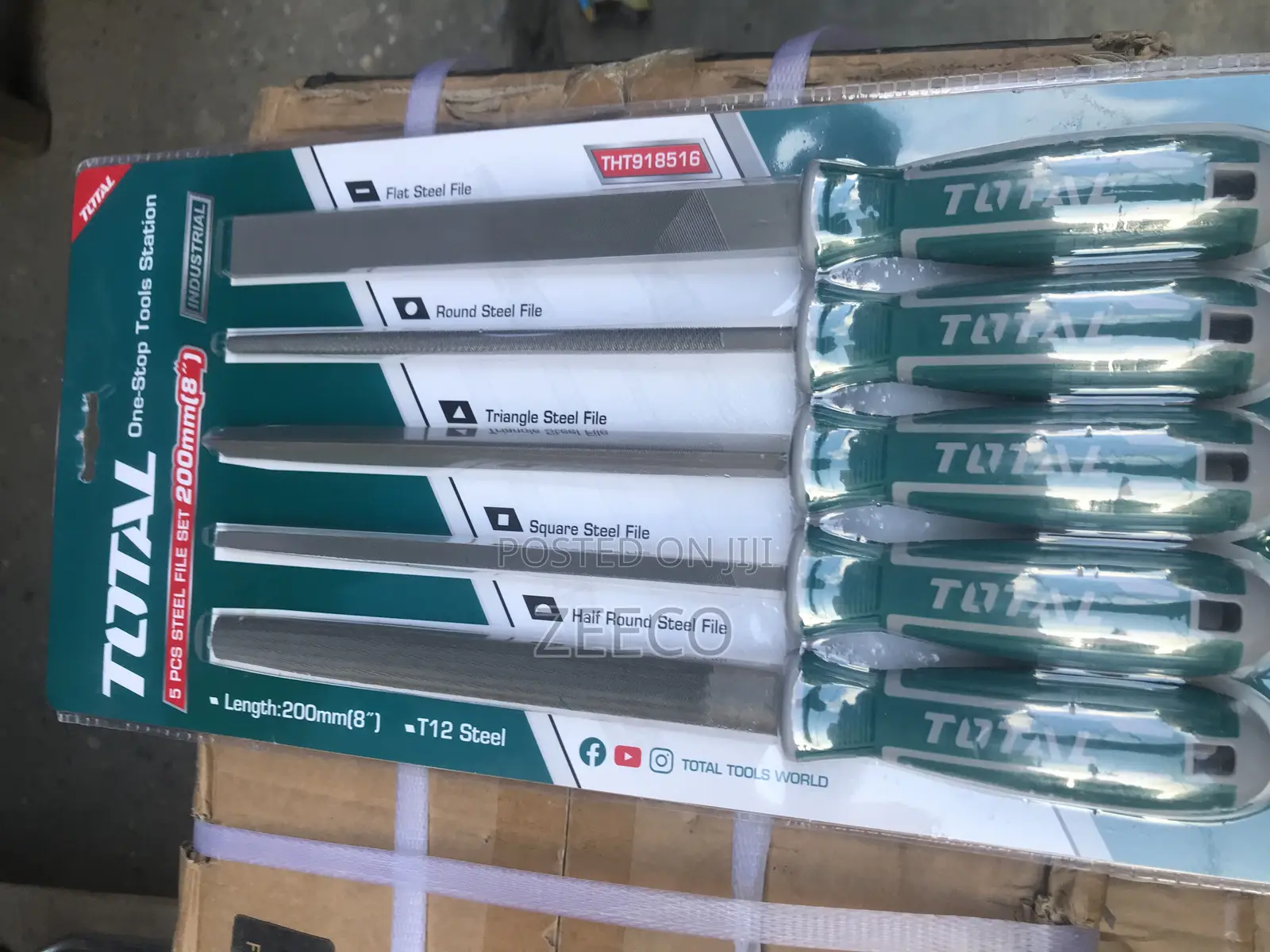 5 PCS Steel File Set 200mm