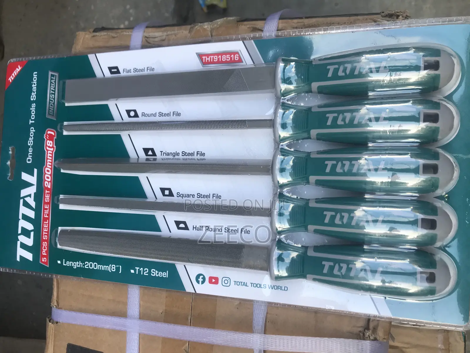 5 PCS Steel File Set 200mm