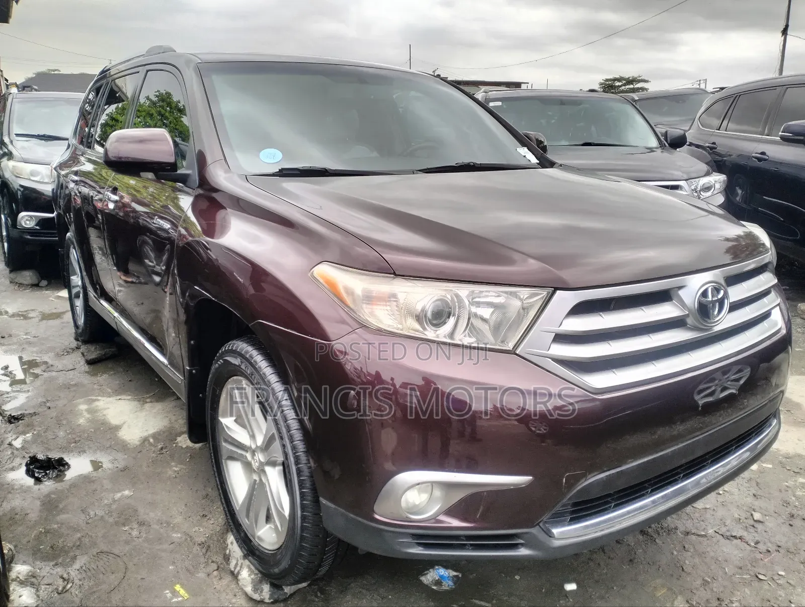 Toyota Highlander Limited 3.5l 4WD 2013 Burgundy