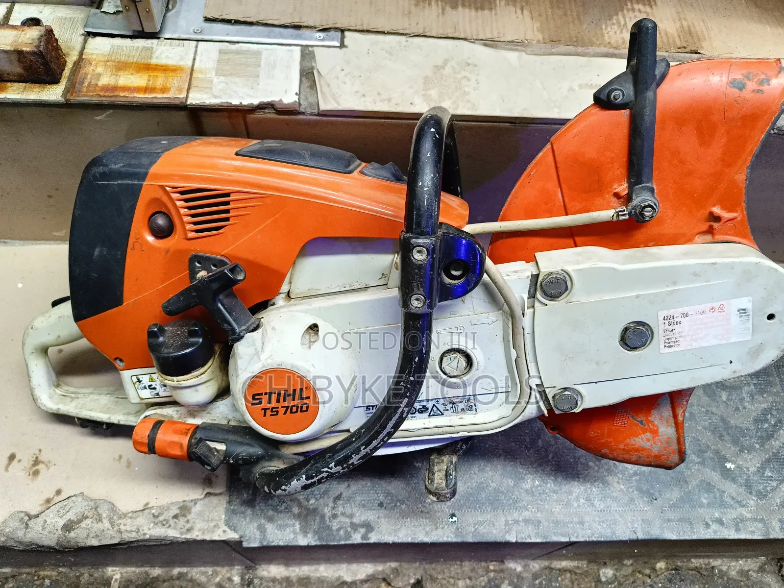 Stihl Asphalt Cutting Machine TS700 Used