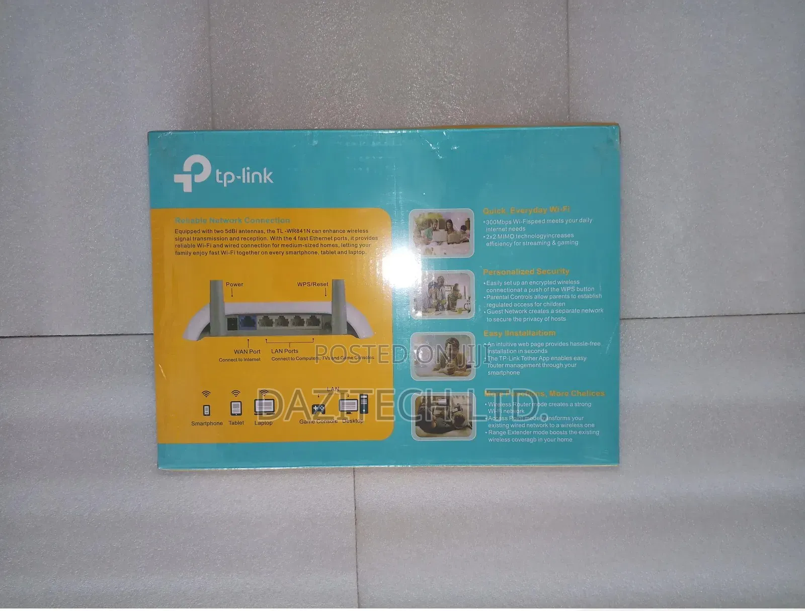 TP Link 300 MBPS Wireless N Router [TL-WR841N]