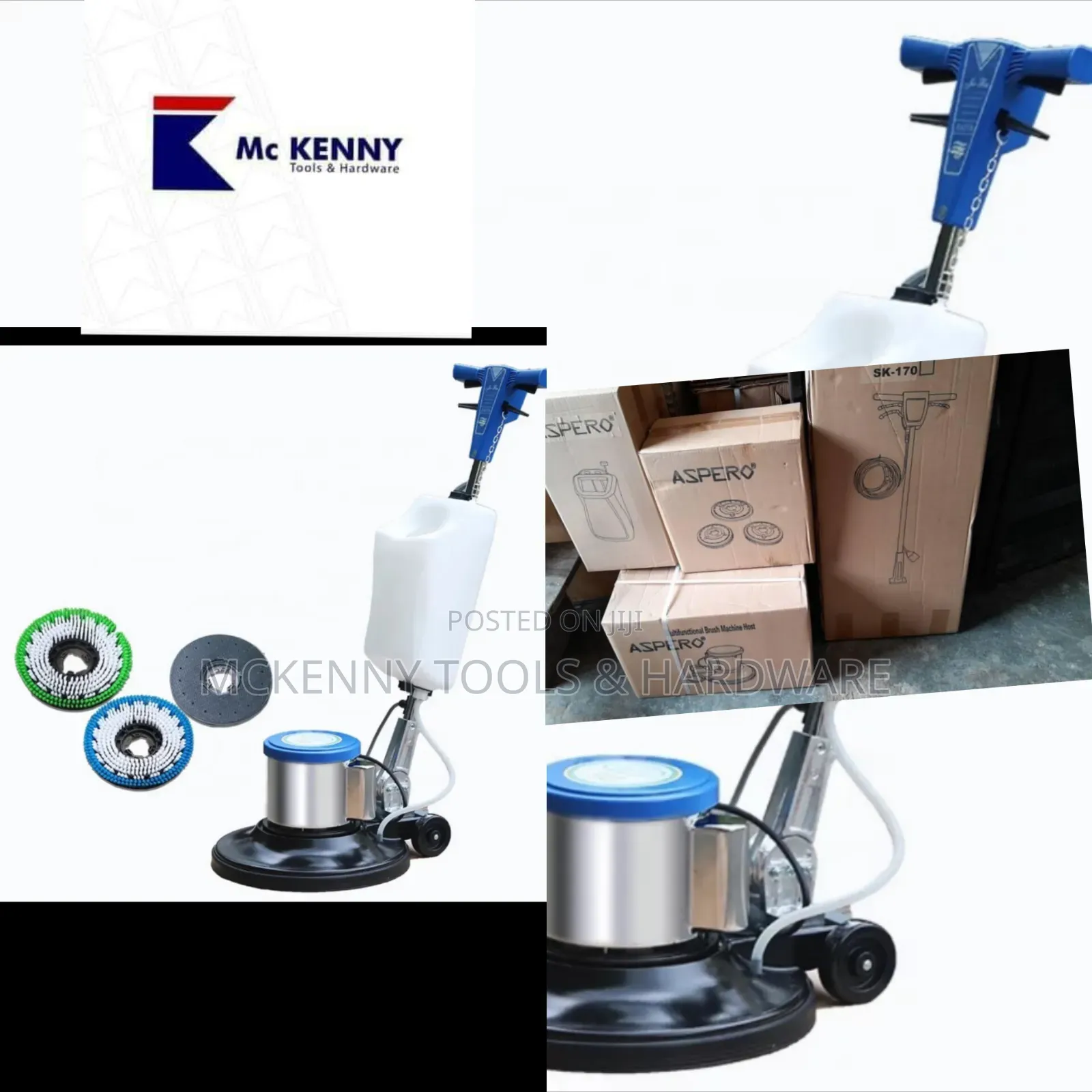 Floor Tiles and Rug Scrubbing Machine - BF-522 - Blue