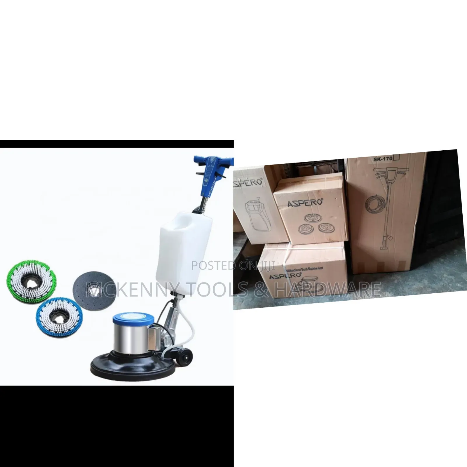 Floor Tiles and Rug Scrubbing Machine - BF-522 - Blue