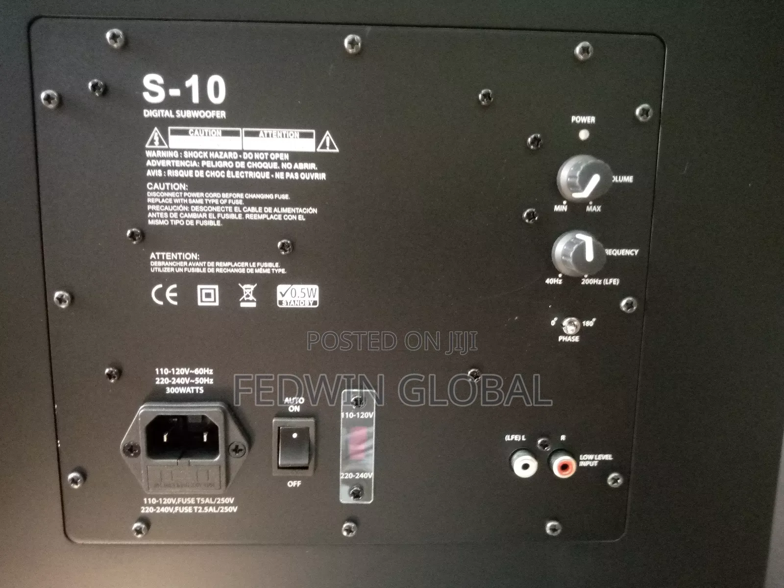 Premium 10" Front Firing Cinema Subwoofer