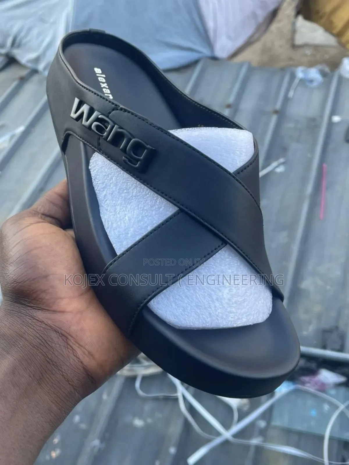Wang Quality Leather Slippers