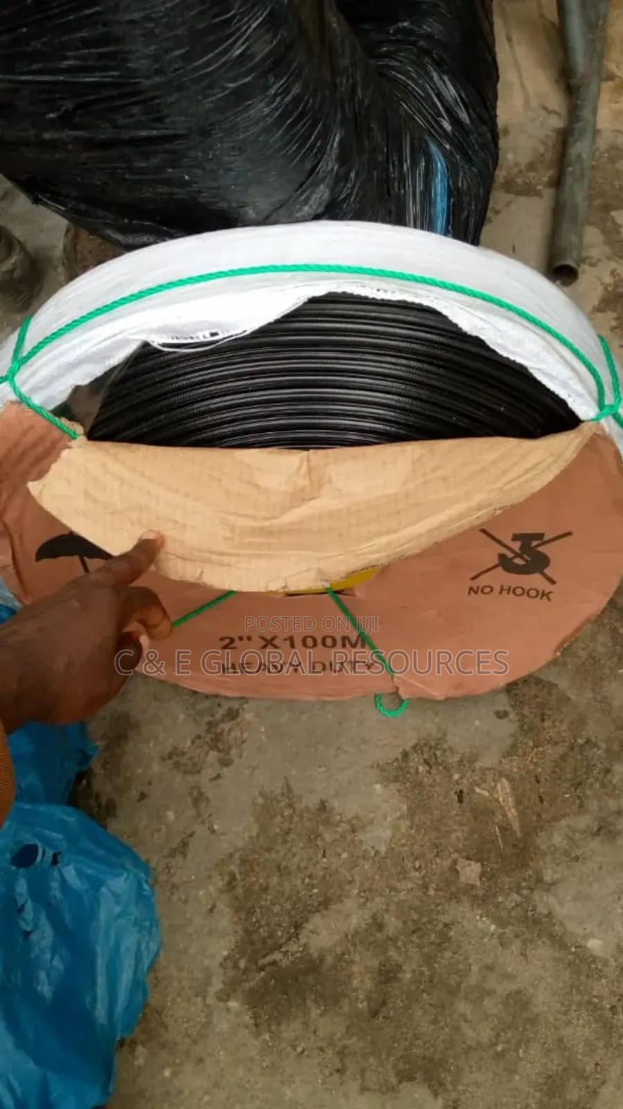 2"X100m Black Lay-Flat Hose
