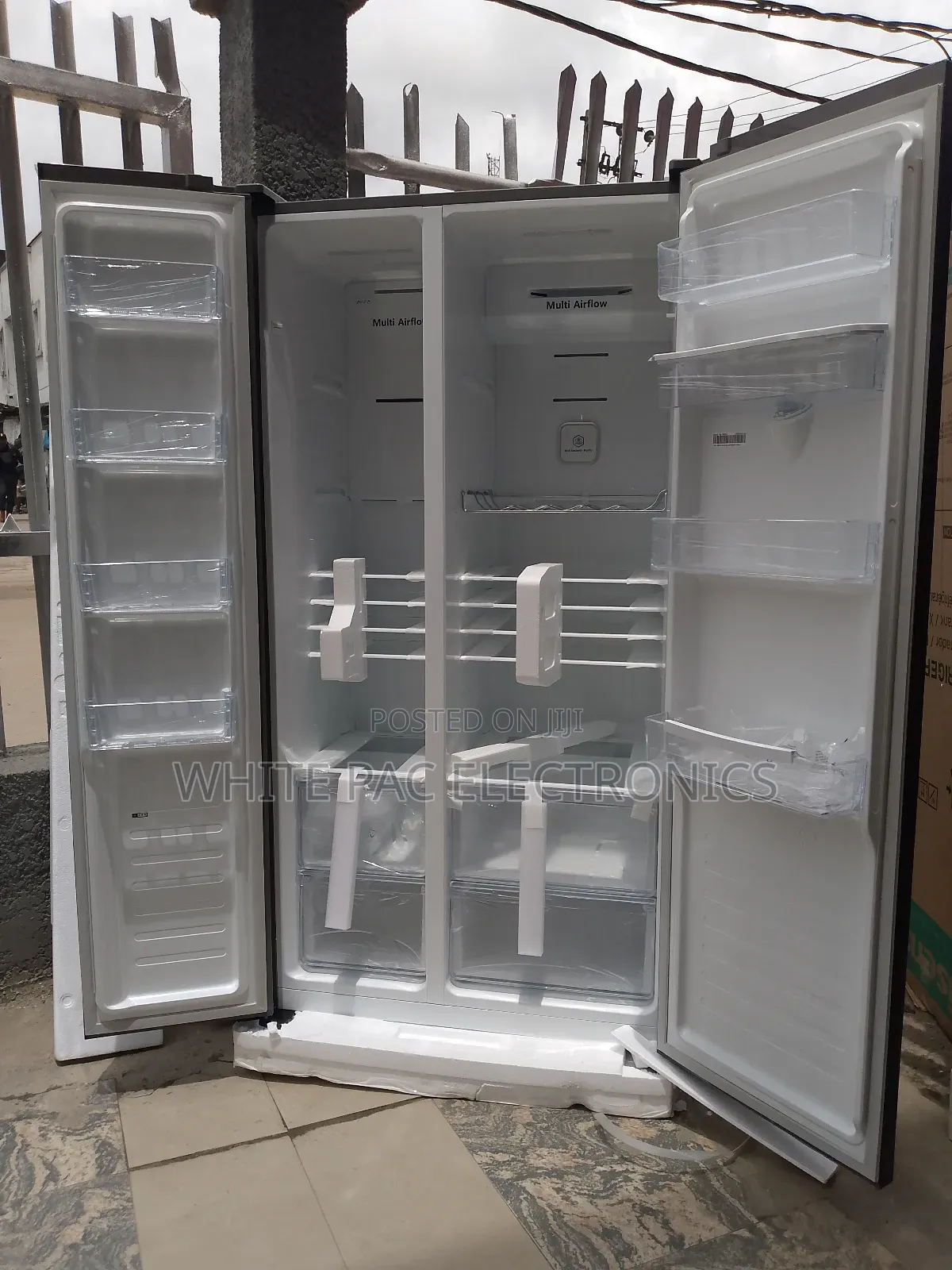 New Hisense Inverter Mirror Fridge Freezer 529l Dispenser